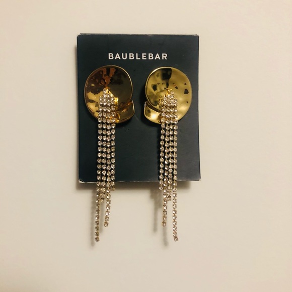 ✨ Gold BaubleBar Drop Earrings - Picture 2 of 3